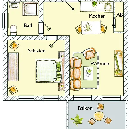 Brise Vineta Bansin App 04 Appartement *